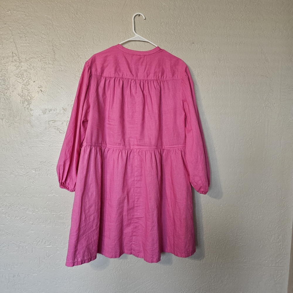 H&M linen blend dress